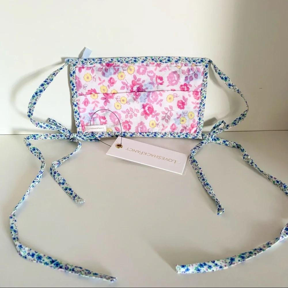 LoveShackFancy embroidered face mask ditsy floral